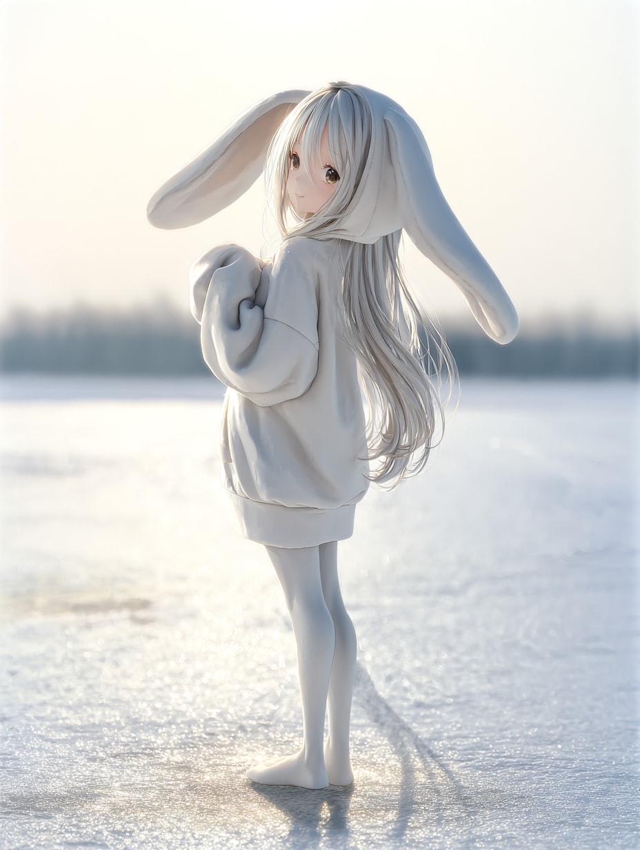 雪うさぎ | の人気AIイラスト・グラビア