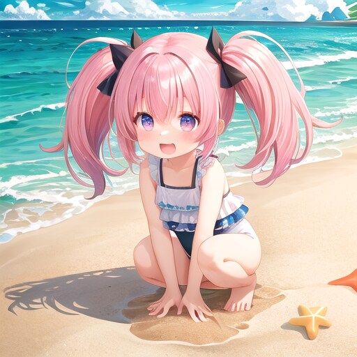 砂遊び | の人気AIイラスト・グラビア