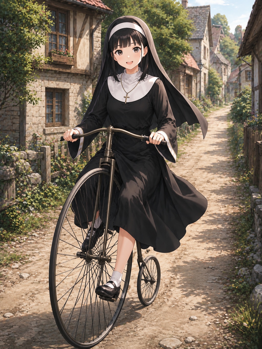 自転車乗りのシスター