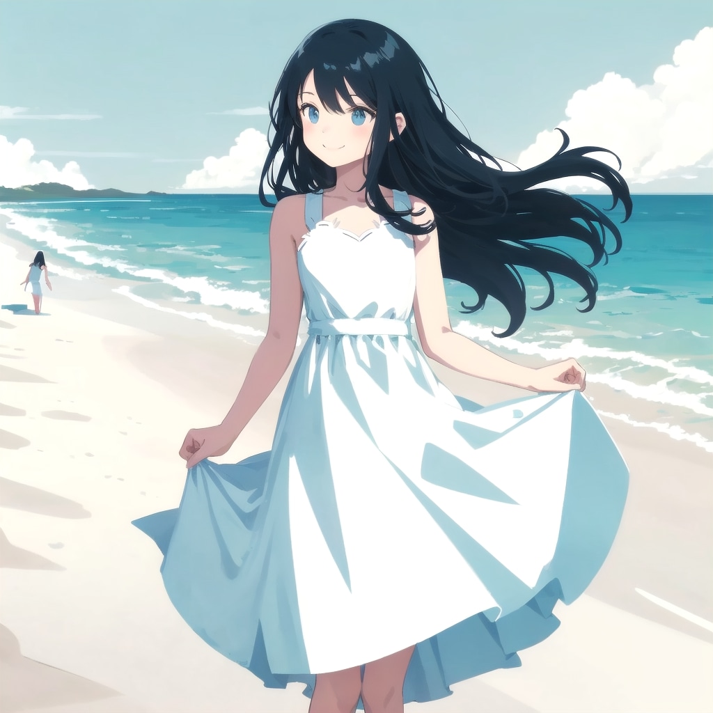 海の日（切り絵風？）