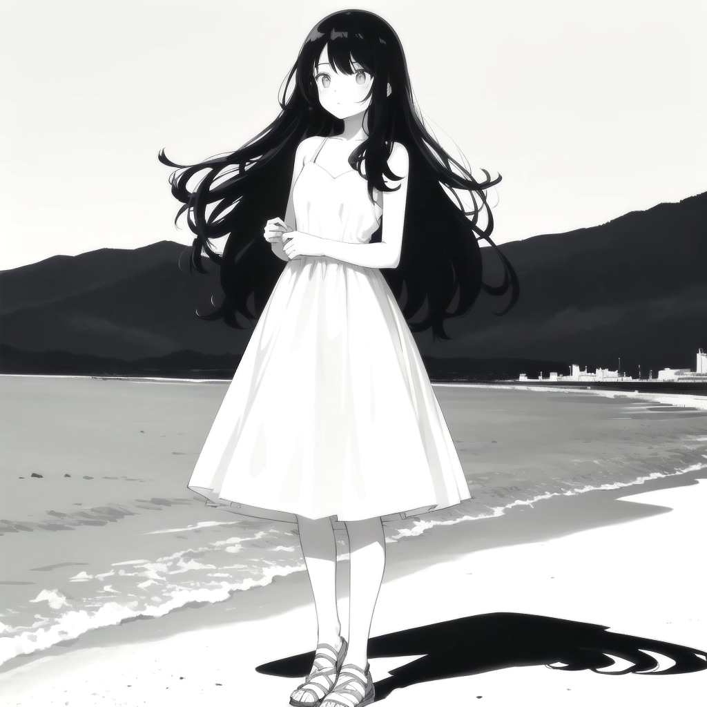 海の日（切り絵風？）