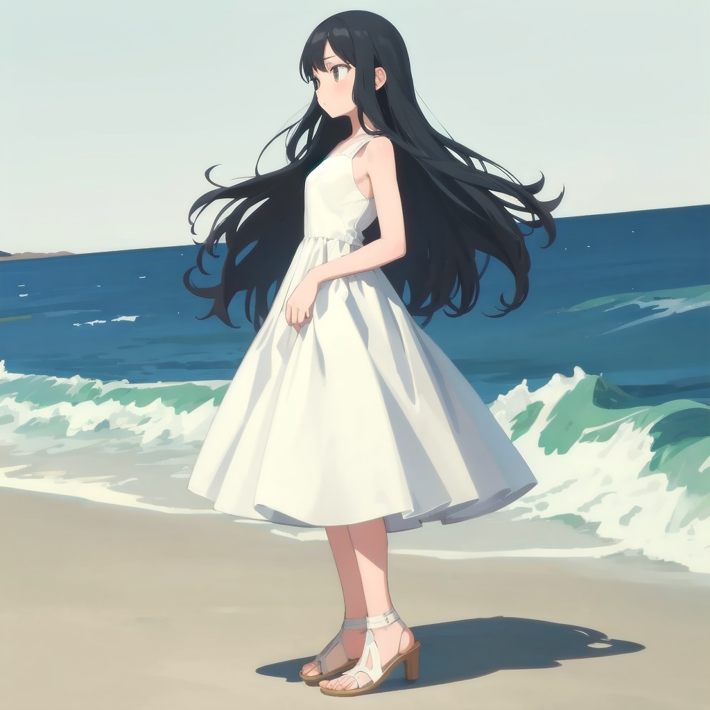 海の日（切り絵風？）