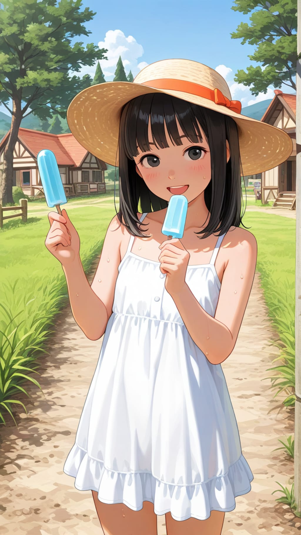 ワンピース少女のカオルちゃん