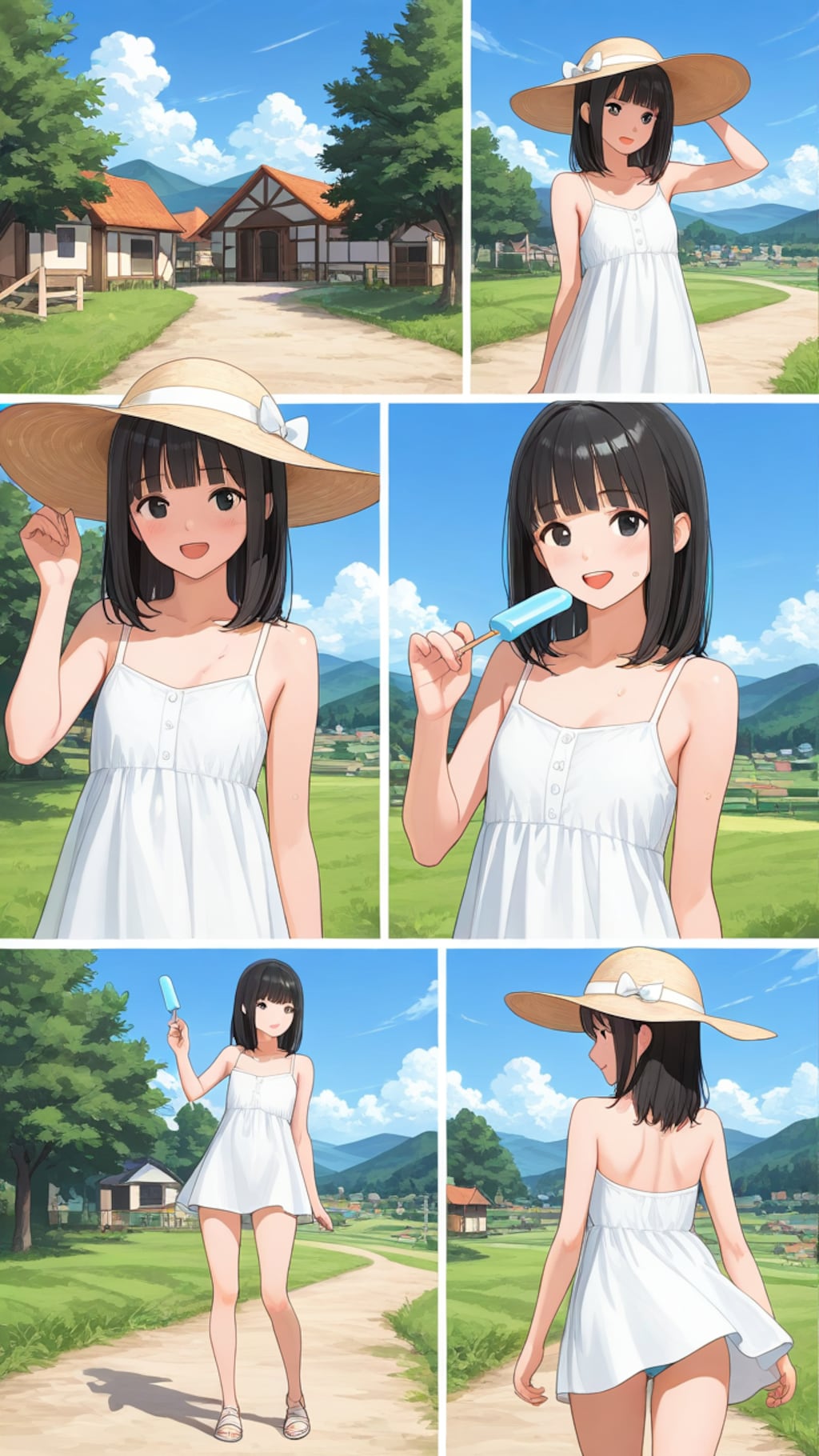 ワンピース少女のカオルちゃん
