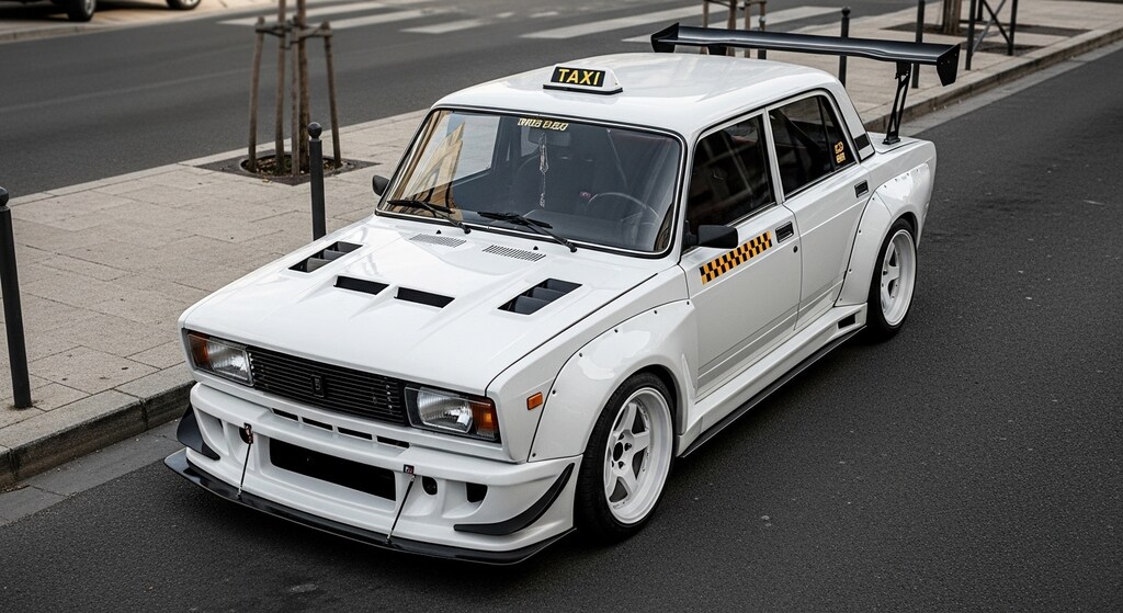 ラーダタクシーのドリ車