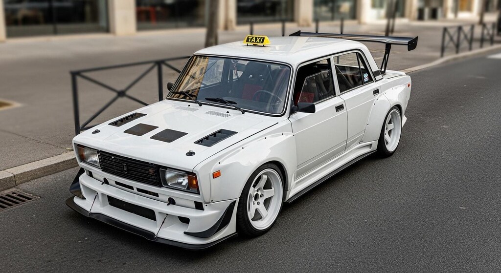 ラーダタクシーのドリ車