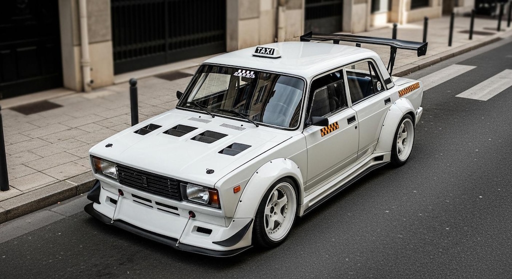 ラーダタクシーのドリ車