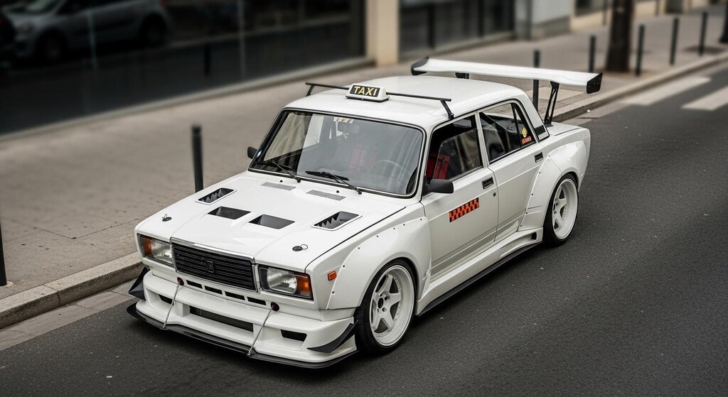 ラーダタクシーのドリ車