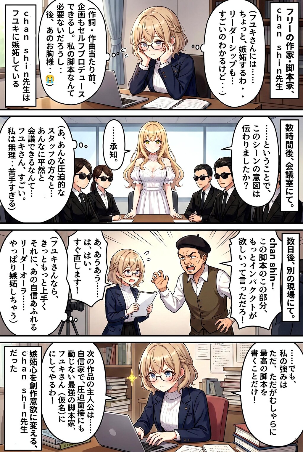 誰かに嫉妬する
