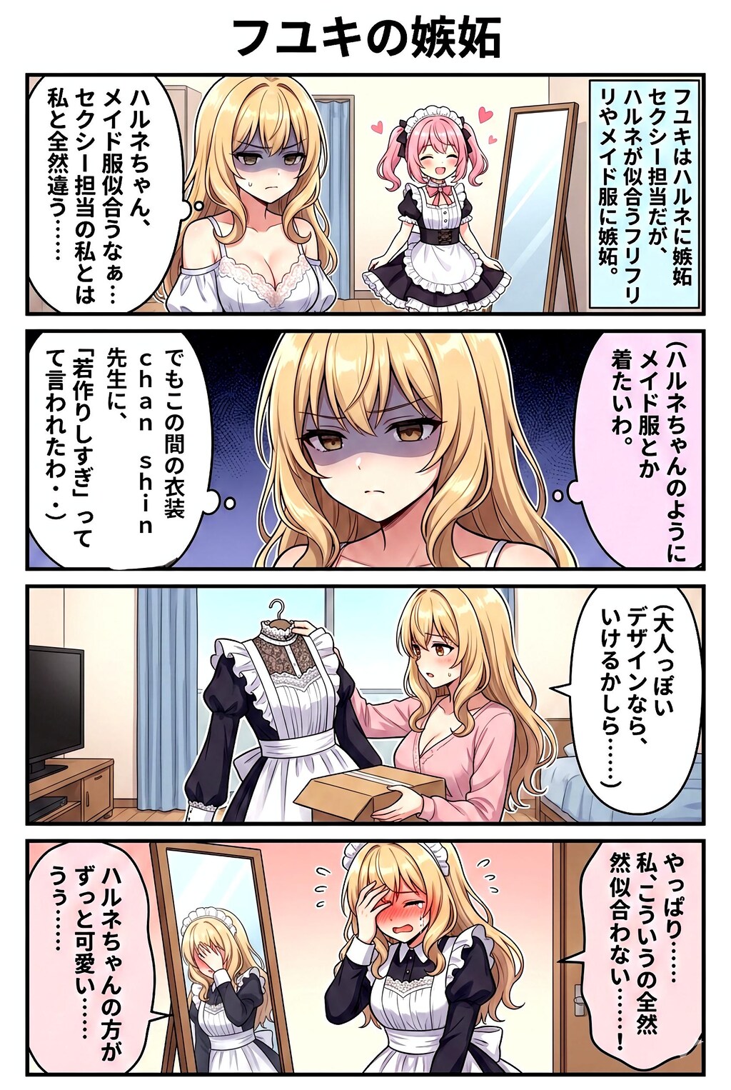 誰かに嫉妬する