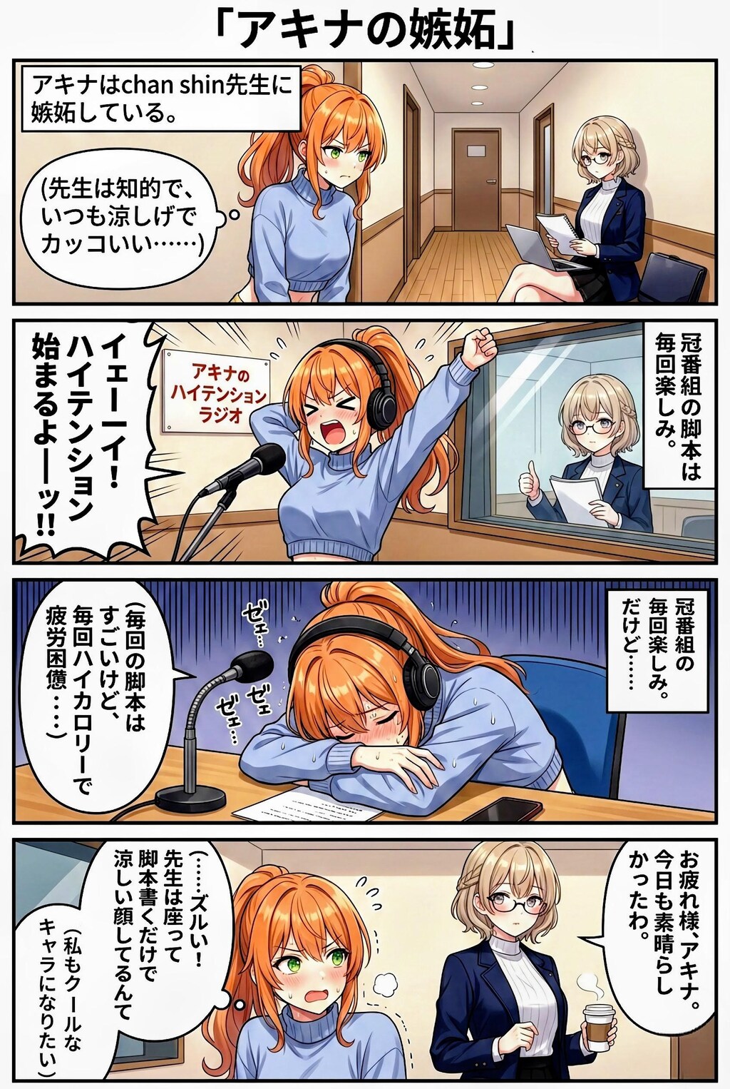 誰かに嫉妬する