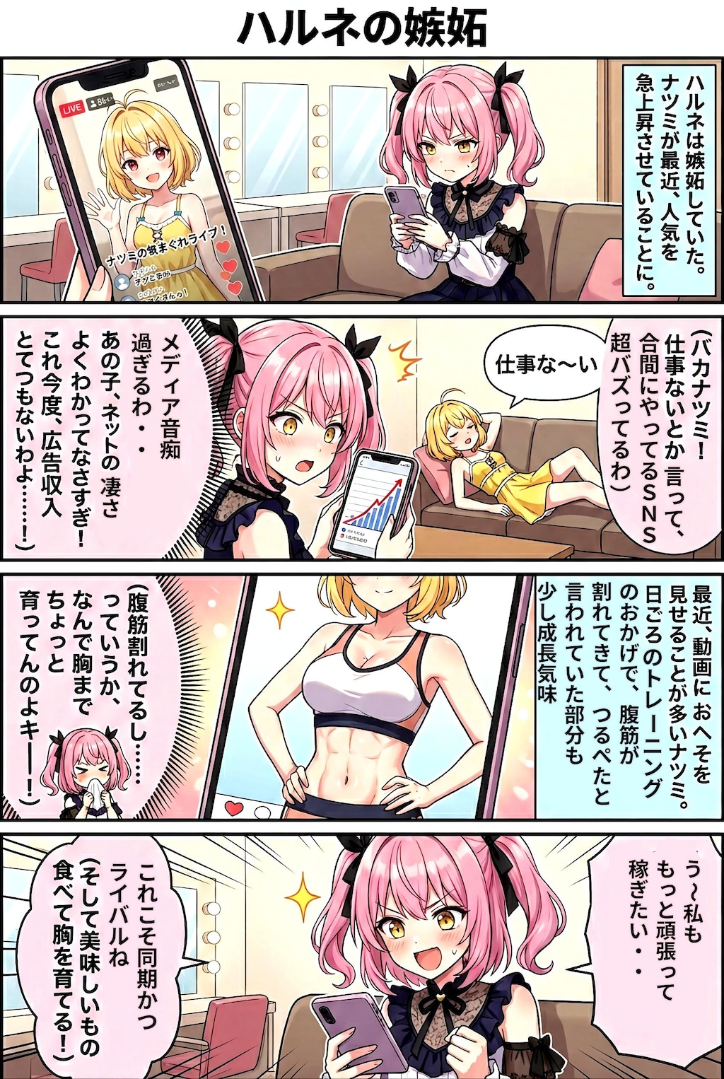誰かに嫉妬する