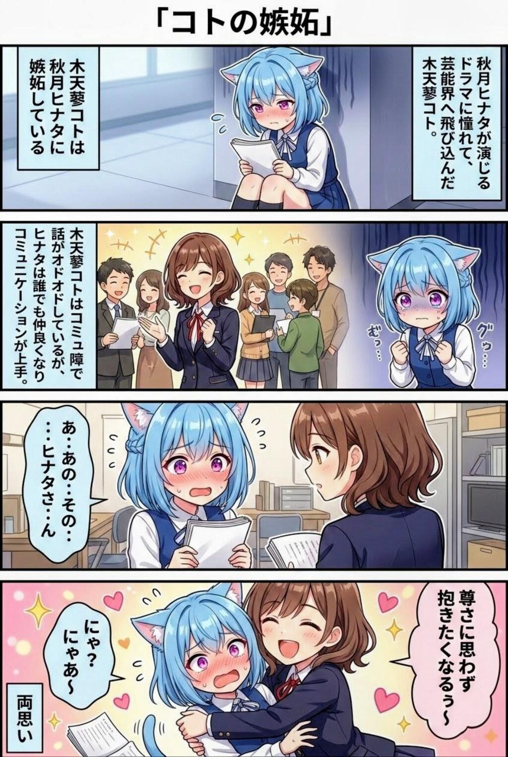誰かに嫉妬する