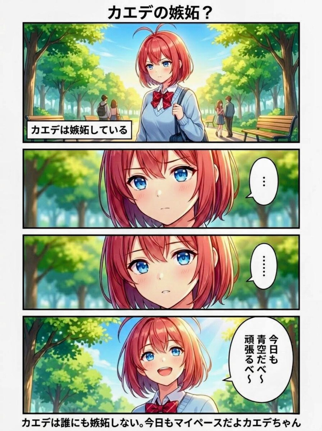 誰かに嫉妬する