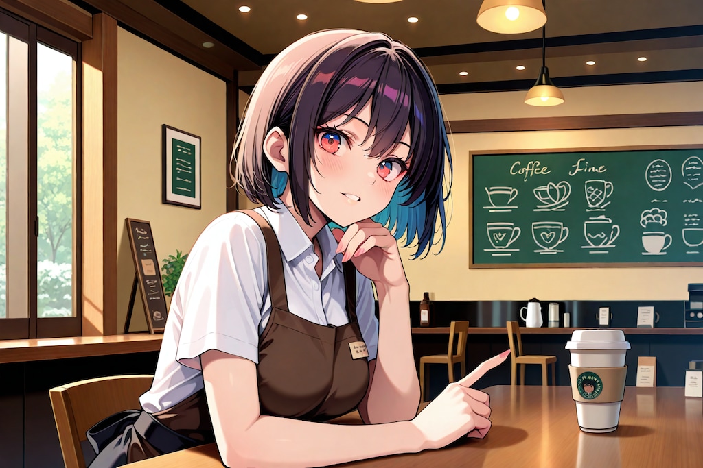 店員さん休憩中