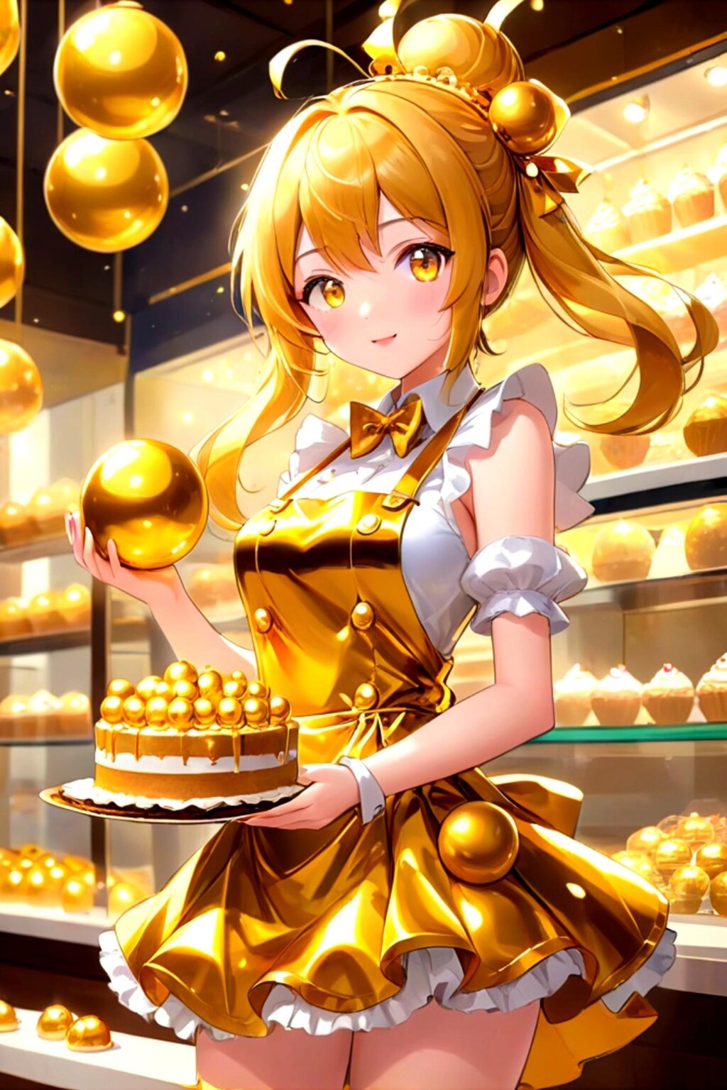 キンタマケーキ屋で働く金髪ちゃん