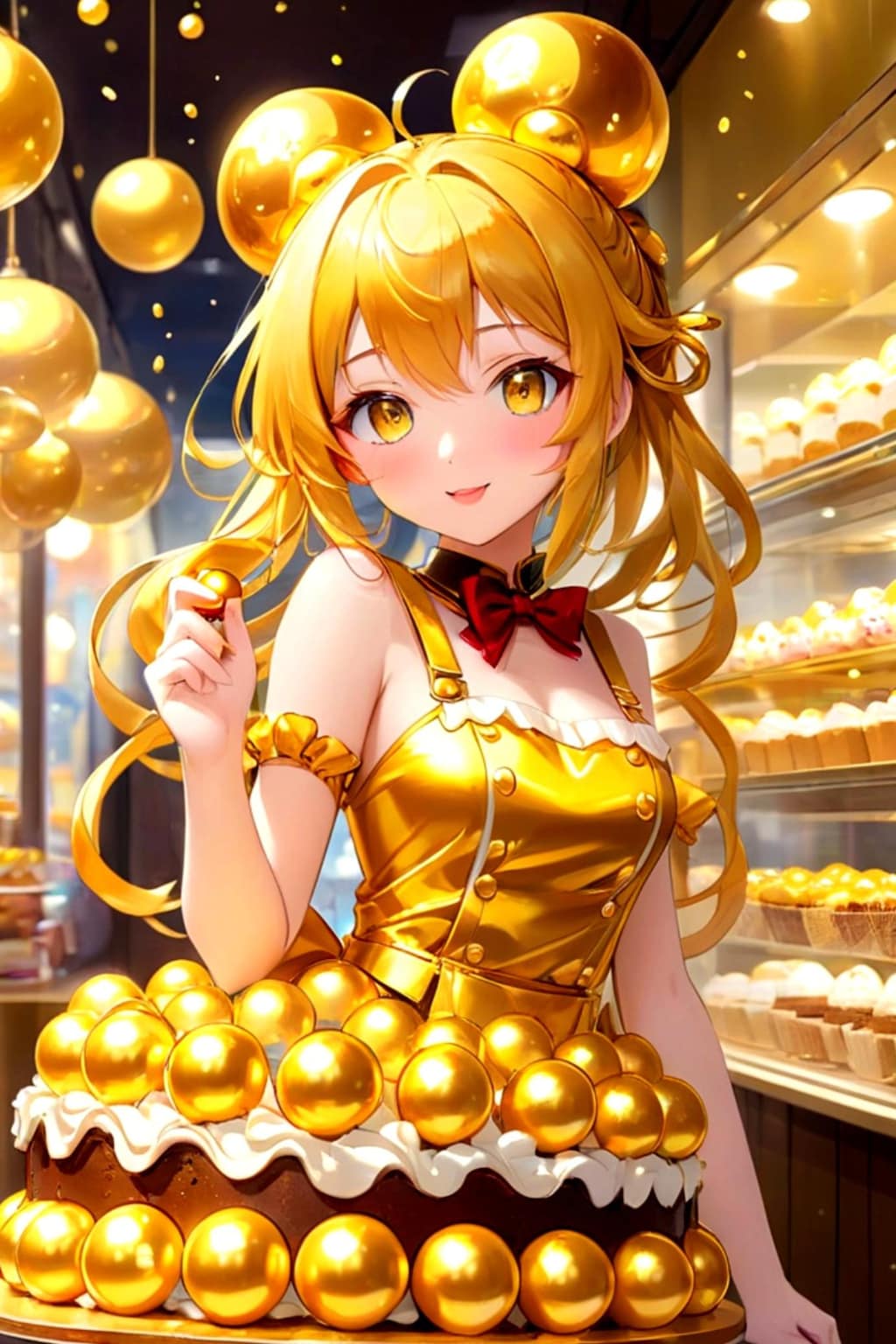 キンタマケーキ屋で働く金髪ちゃん