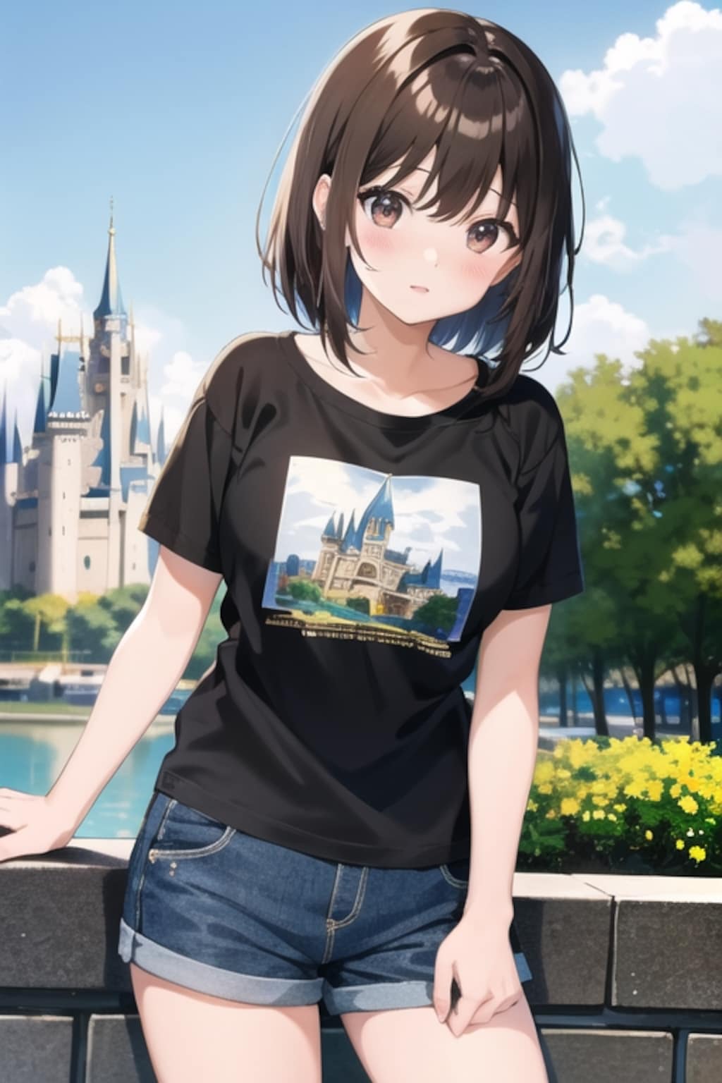 某テーマパークにいるみたい