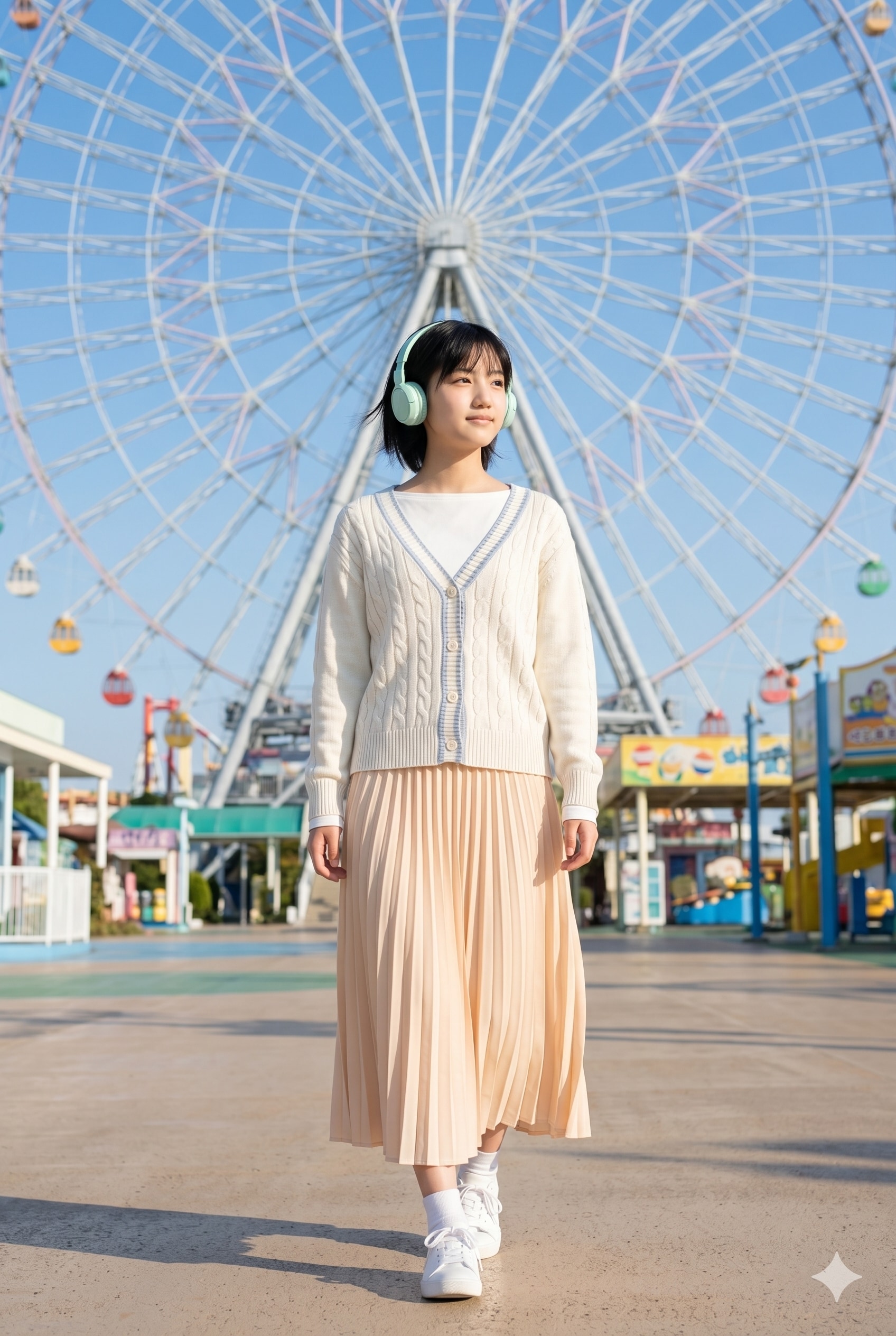 普通の美少女　遊園地