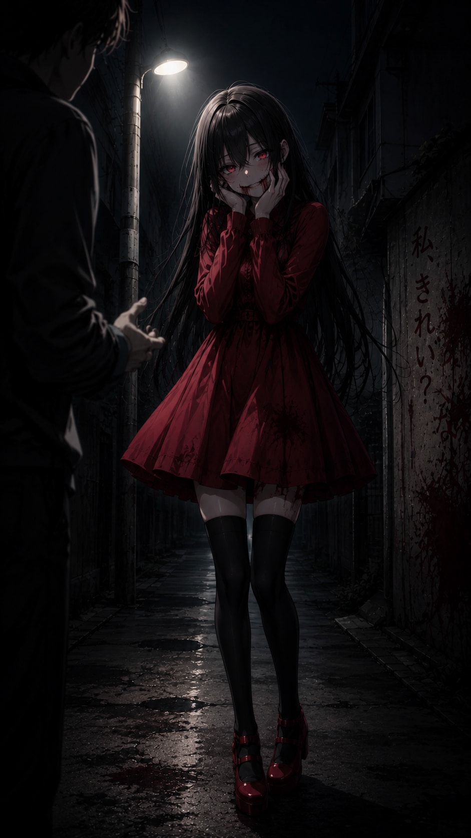 口裂け女『え、あの、ホラーより美少女が勝ってるとか･･････う、嬉しくないんだからね？』