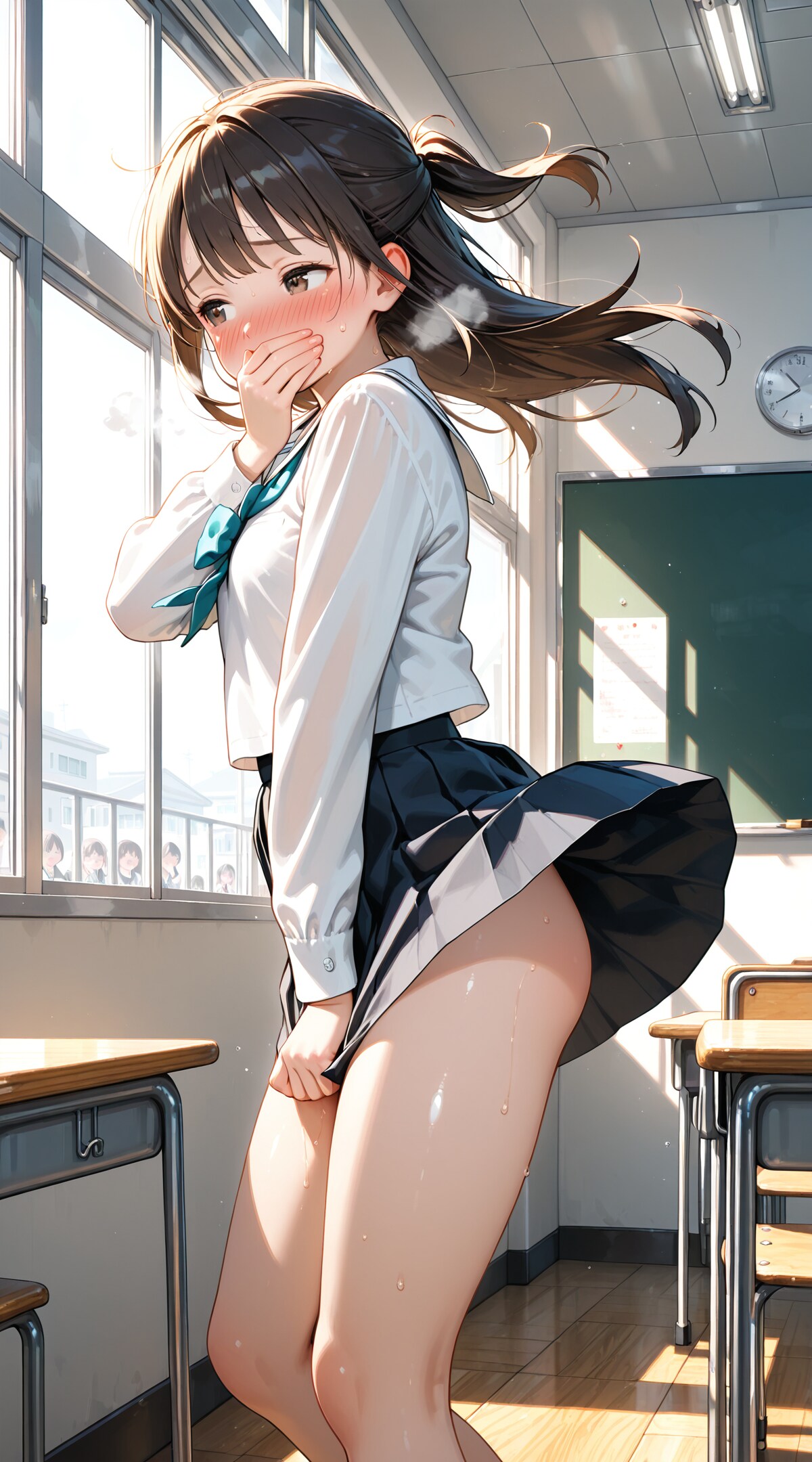 恥ずかしい赤面女子 1 | の人気AIイラスト・グラビア