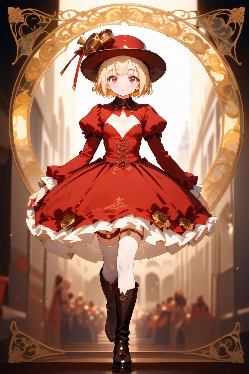 Steam punk Fashion model 3