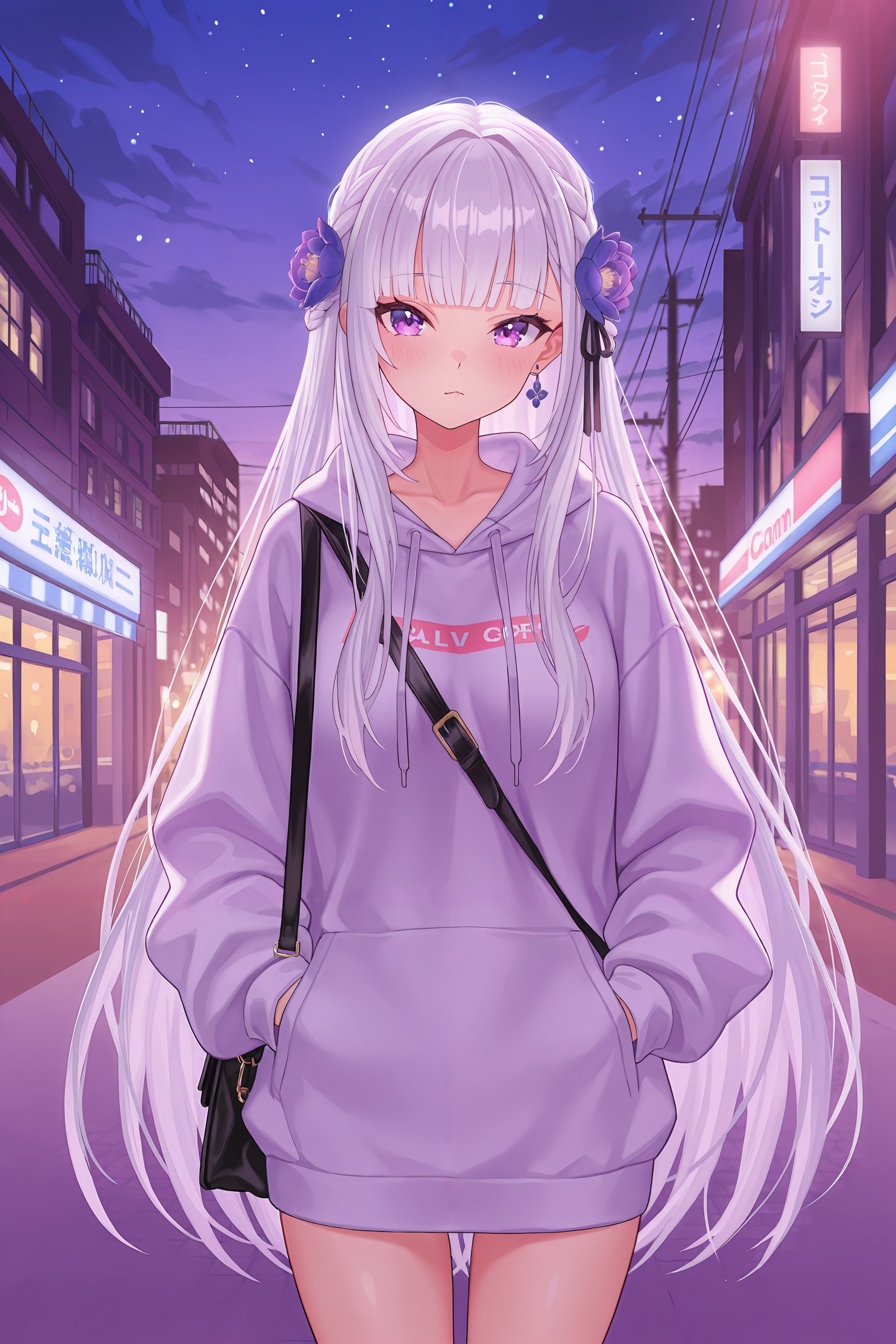 夜道で | の人気AIイラスト・グラビア