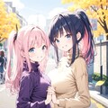 色ちがいコーデ 2枚目
