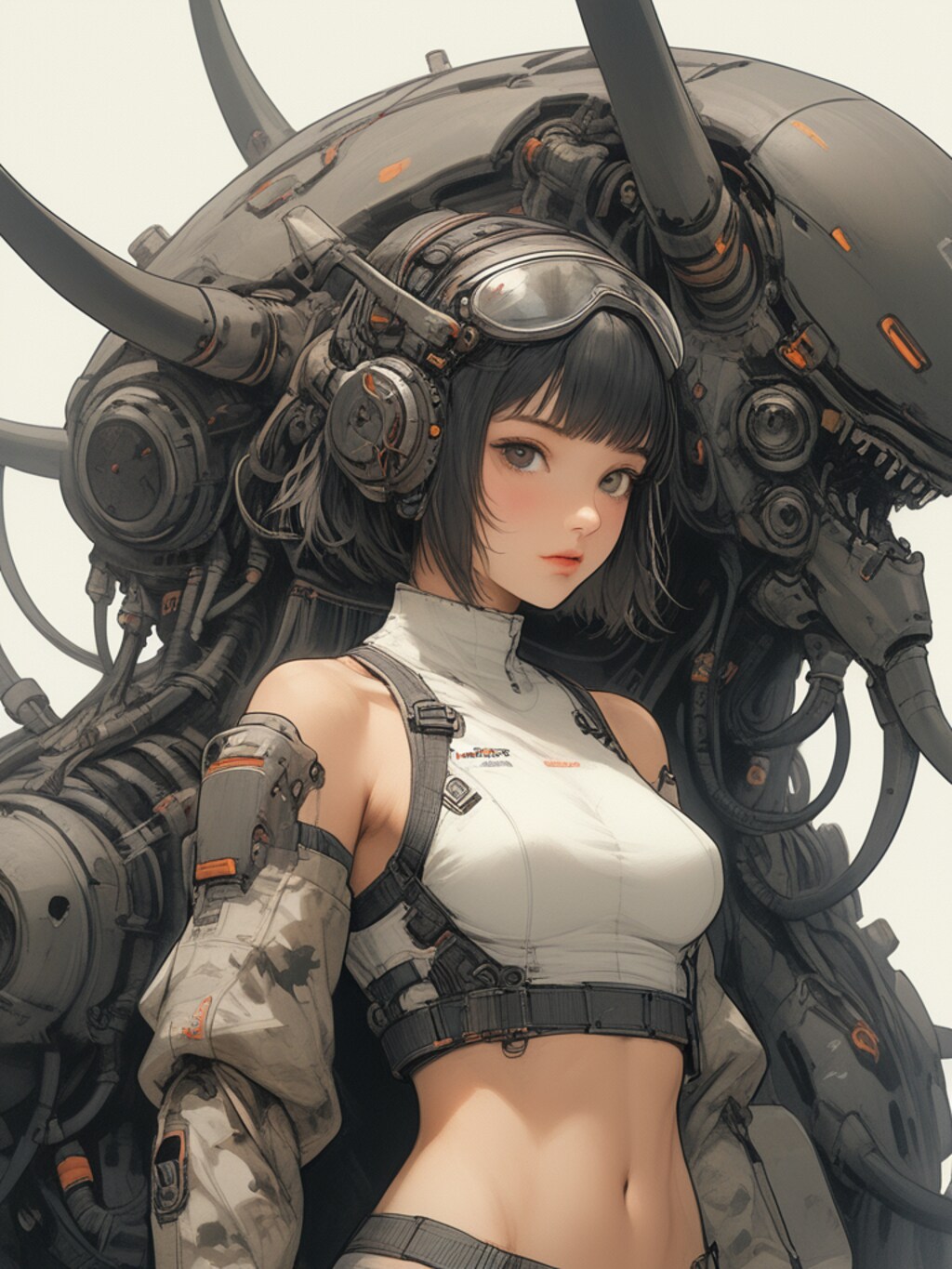 cosmic android girl & power loader