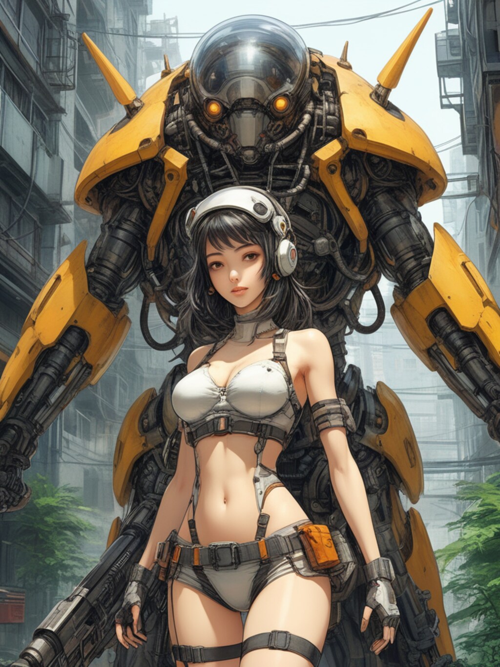 cosmic android girl & power loader