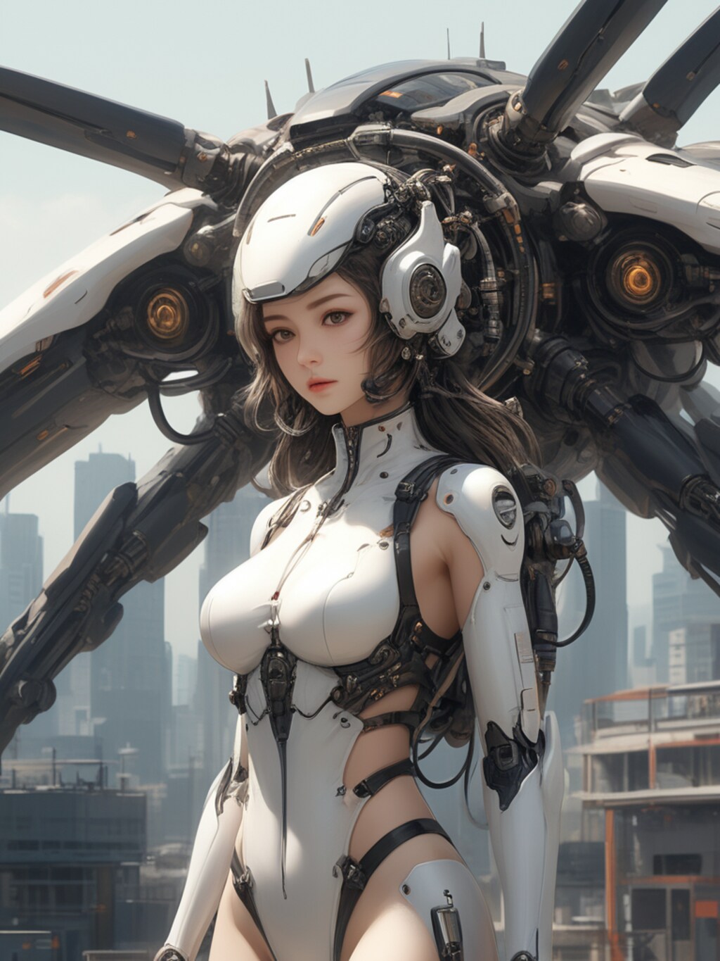 cosmic android girl & power loader