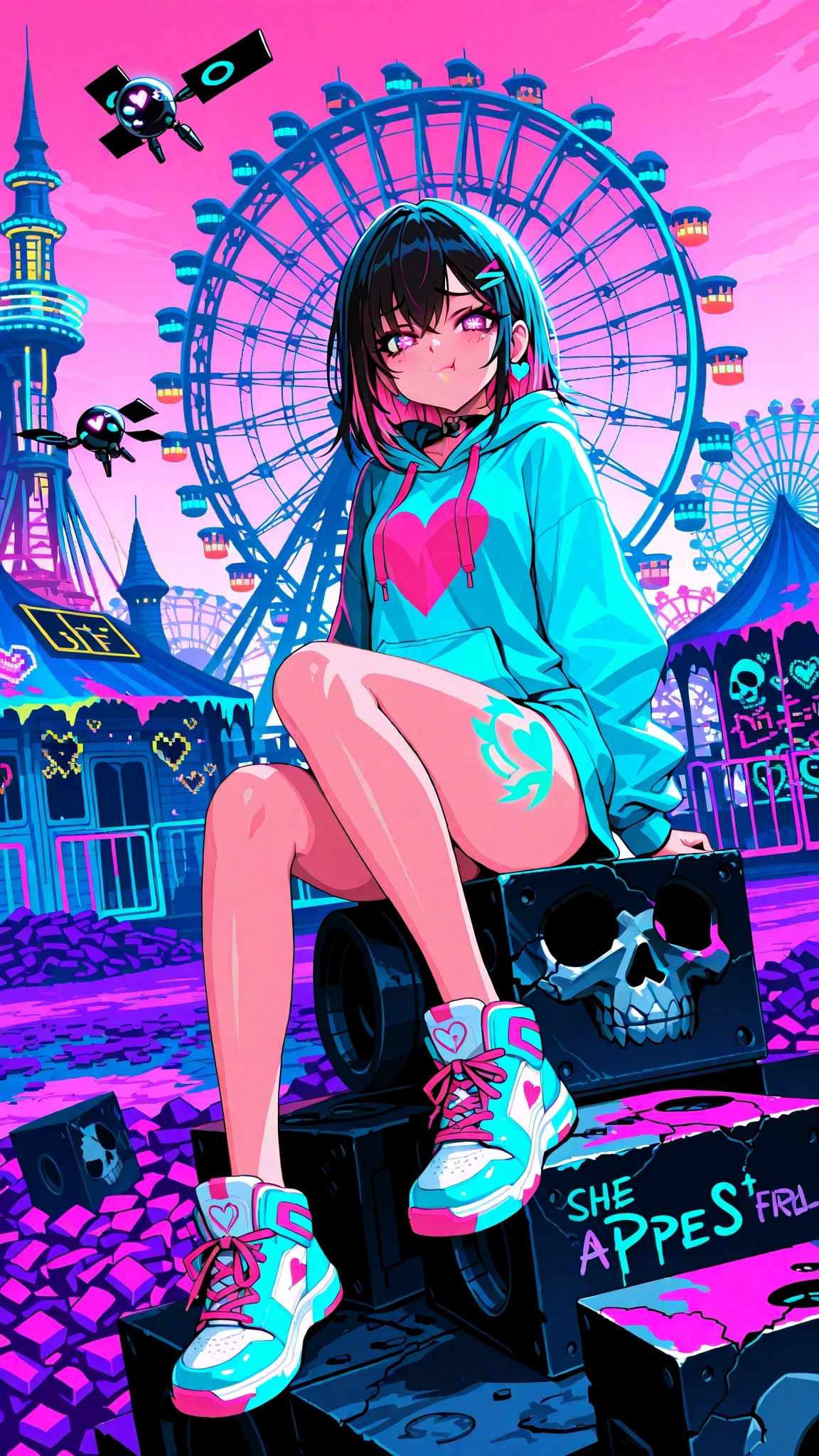 Midnight Candy Graveyard | の人気AIイラスト・グラビア