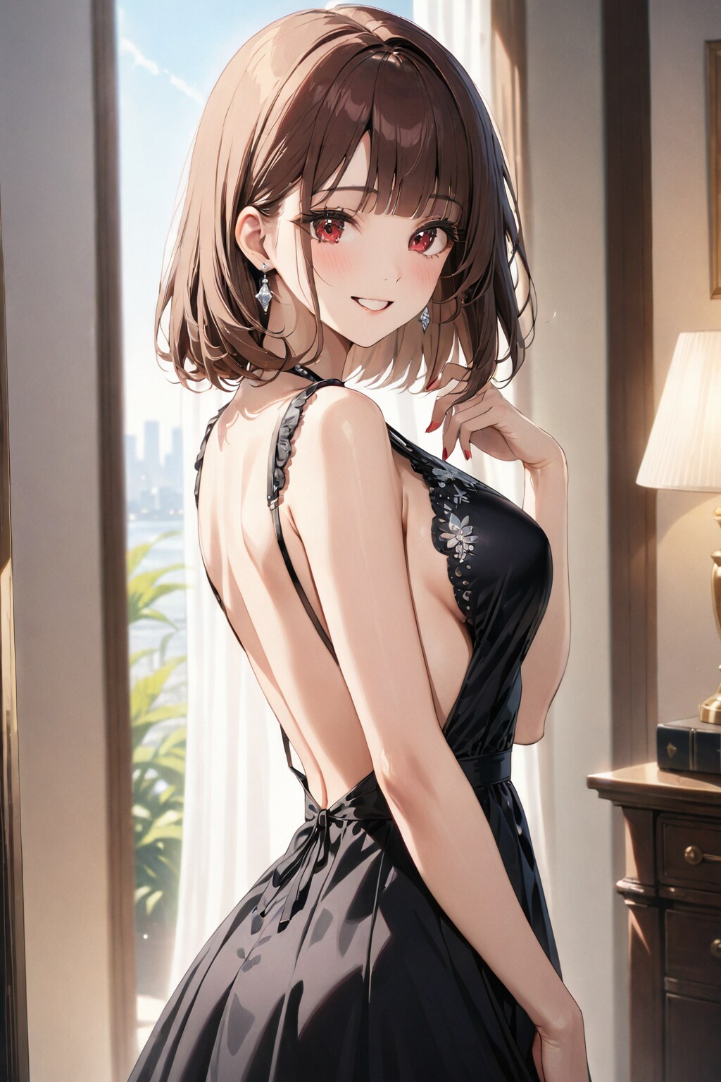 Backless Dress 01