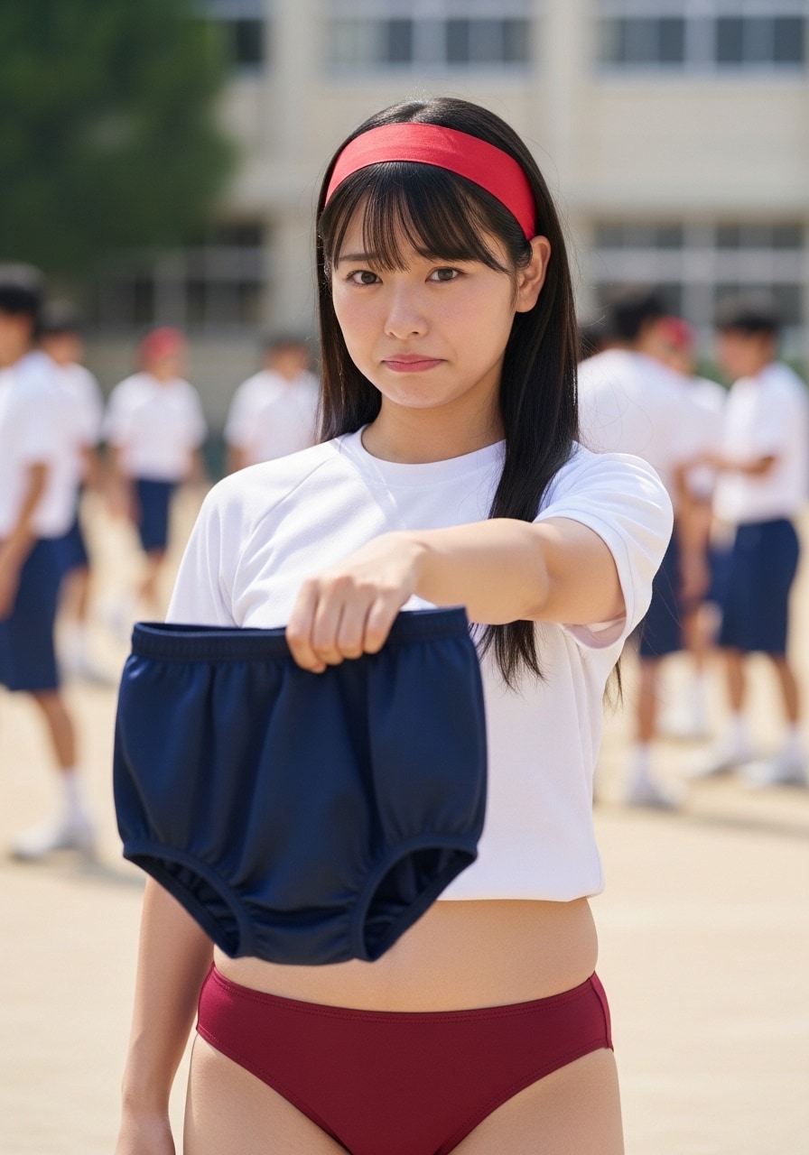 借り物競走④　赤組  ゆきちゃん