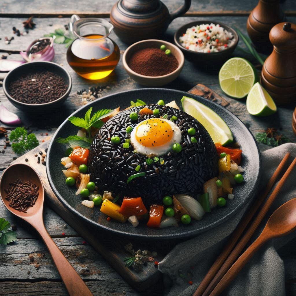 茶チャーハンと黒チャーハン