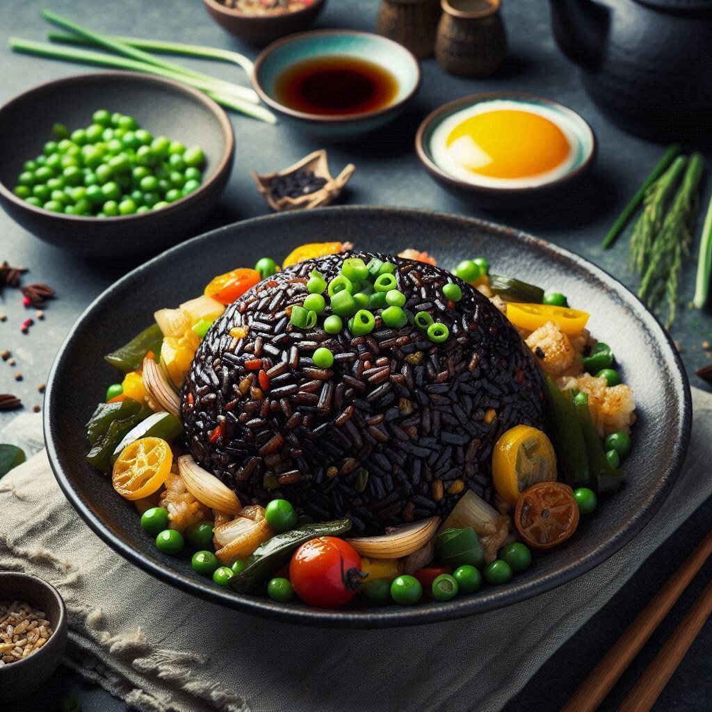 茶チャーハンと黒チャーハン