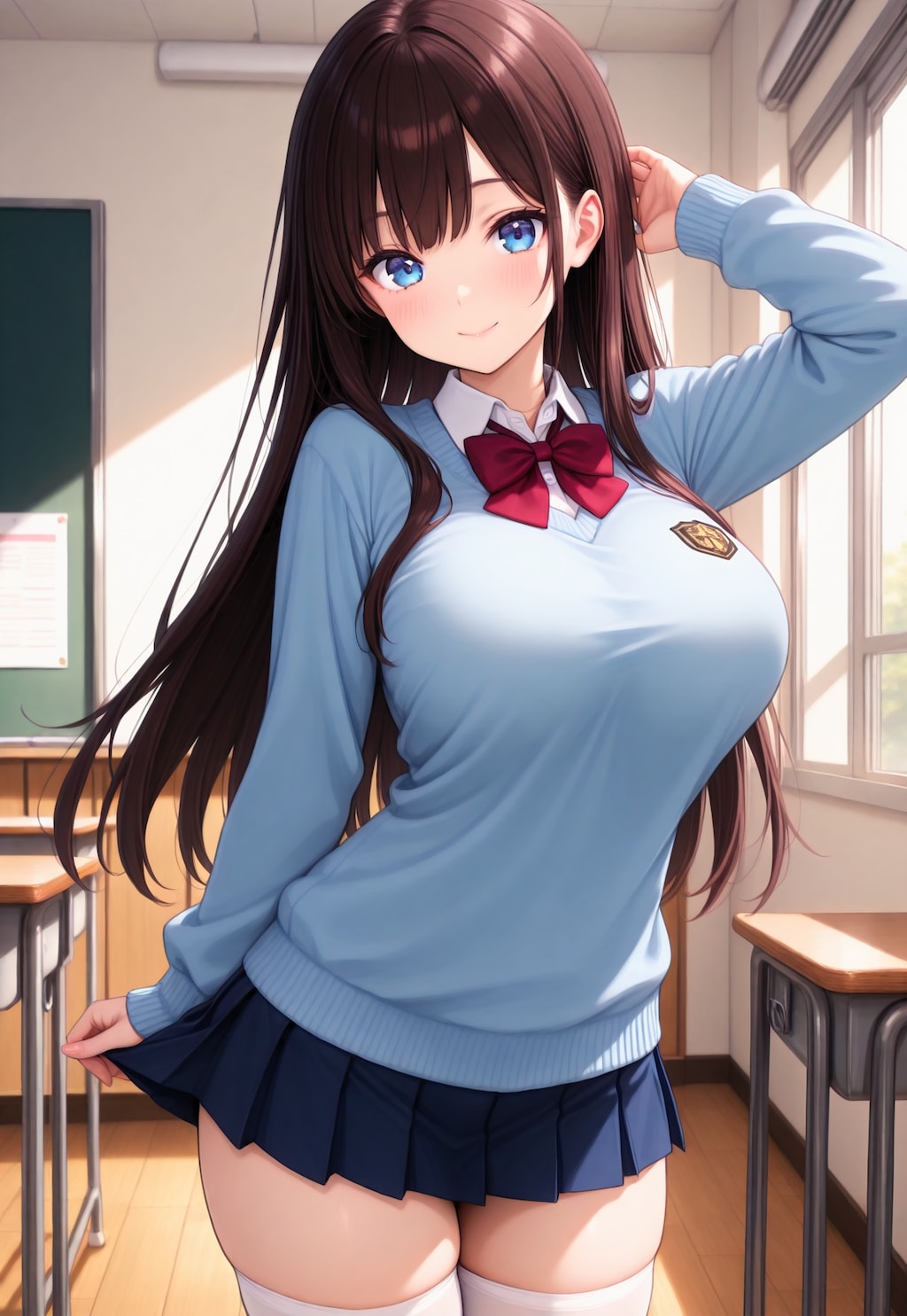 1190（水色のセーター）