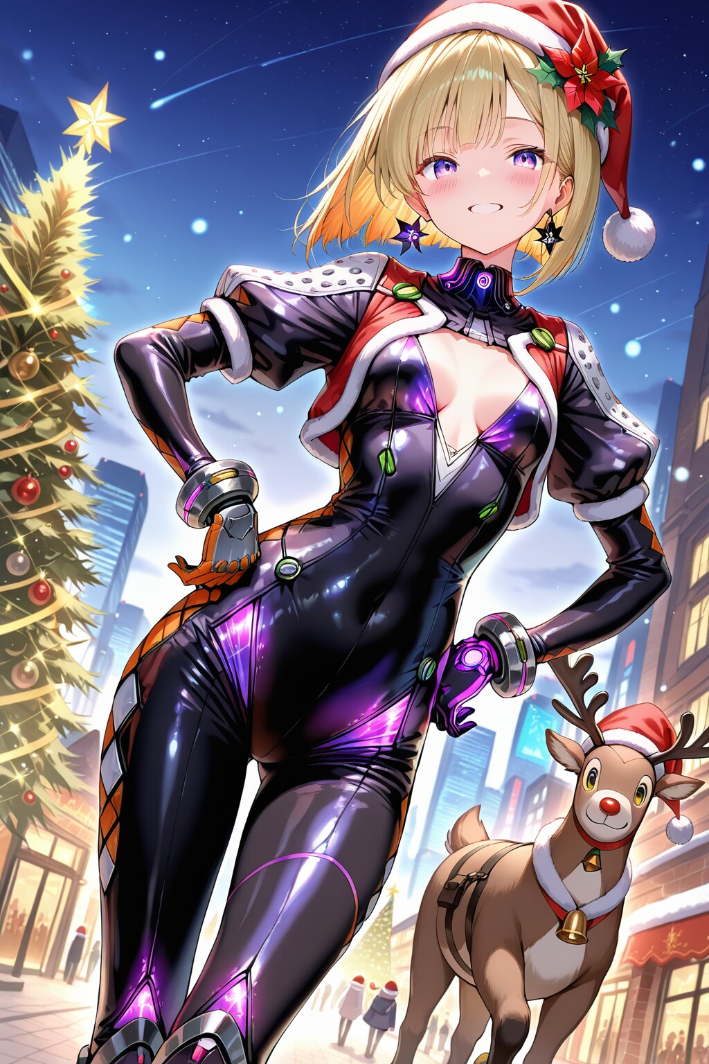 未来のサンタ【Cybergoth】① | の人気AIイラスト・グラビア