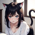 四つん這いの猫娘② 10枚目