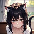 四つん這いの猫娘② 2枚目