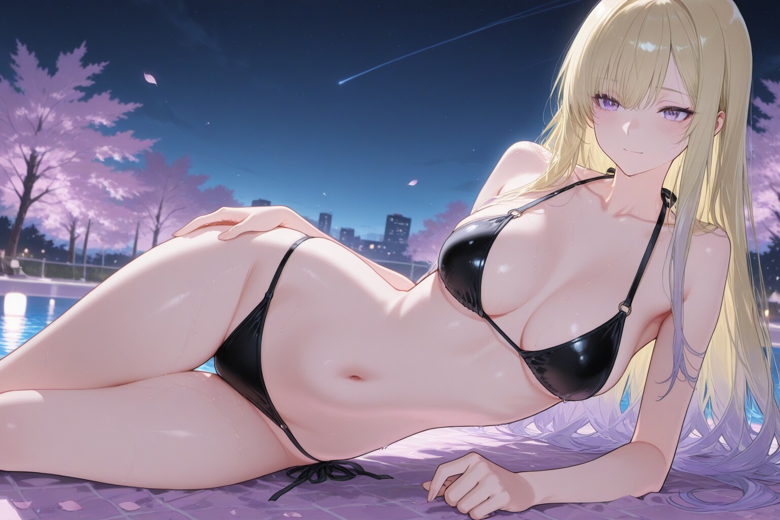 夜桜ビキニ