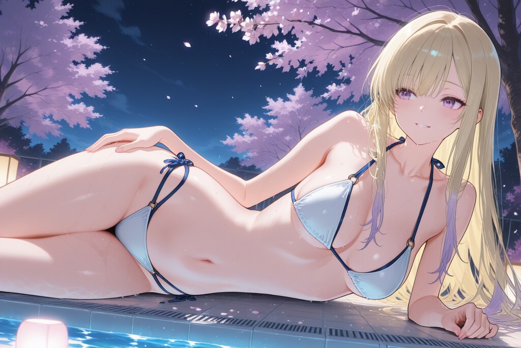 夜桜ビキニ