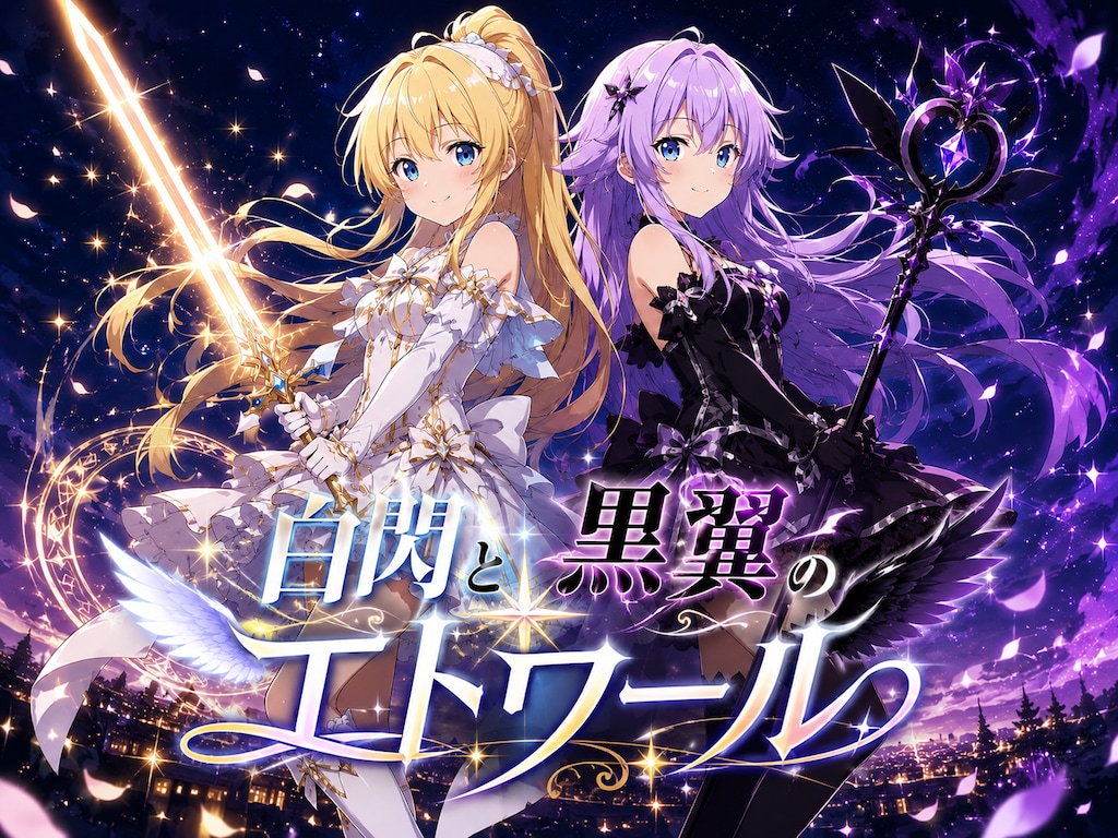 魔法少女アニメ風タイトル