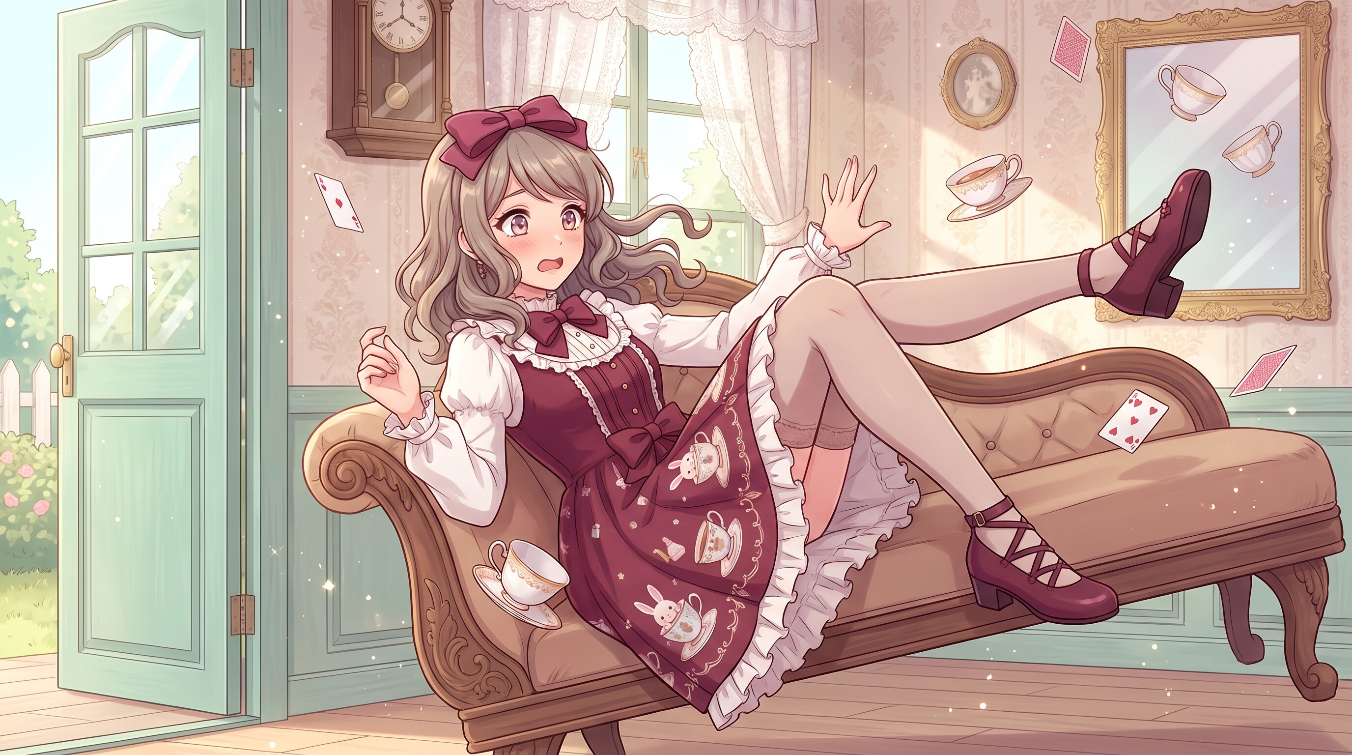 夢喫茶の時計兎
