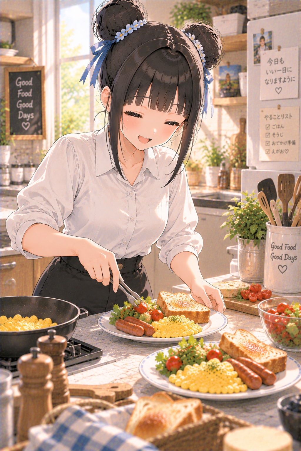 おだんごちゃん🍡✨と朝ごはん🍚✨　9/26
