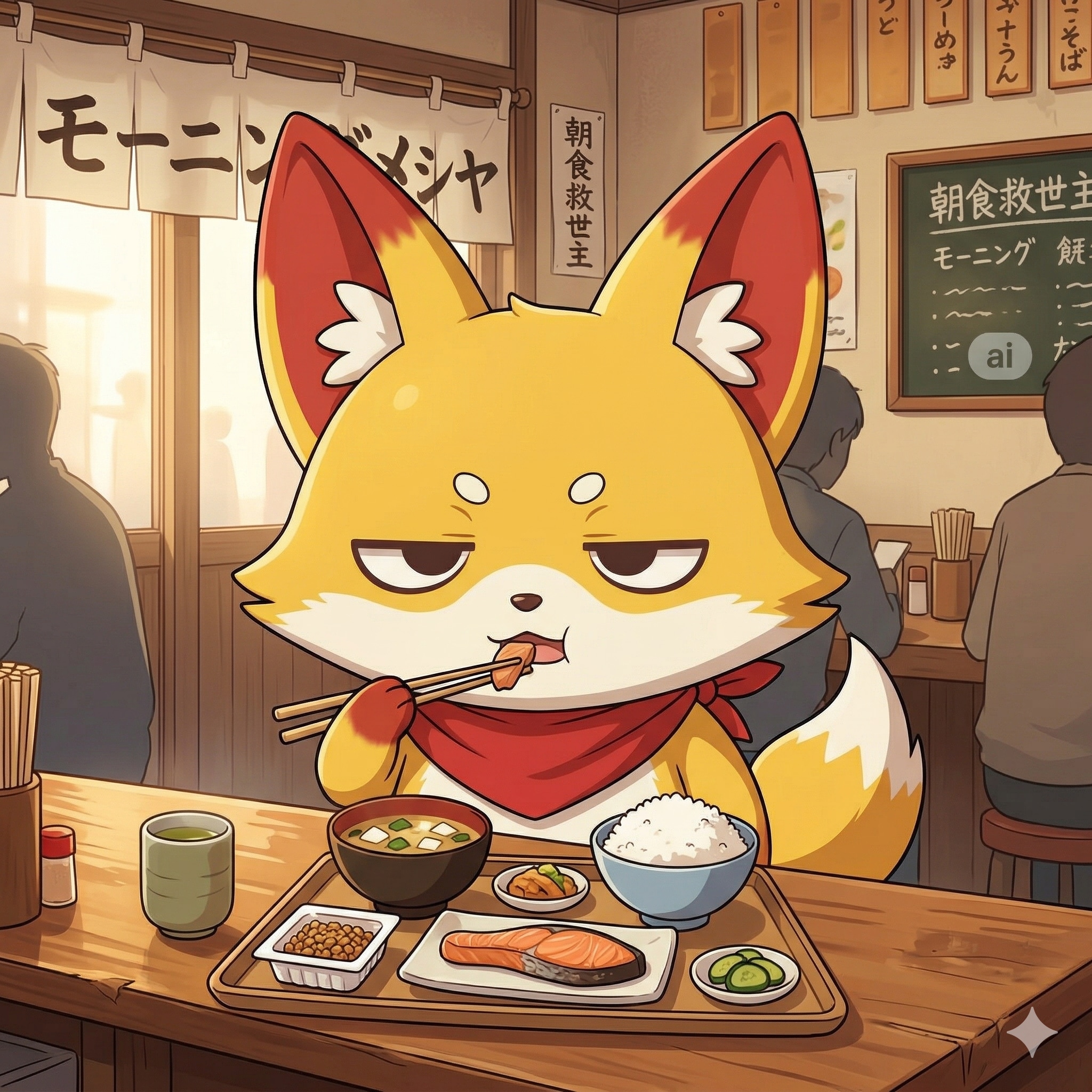朝メシ屋メシヤでめしあがれ | の人気AIイラスト・グラビア
