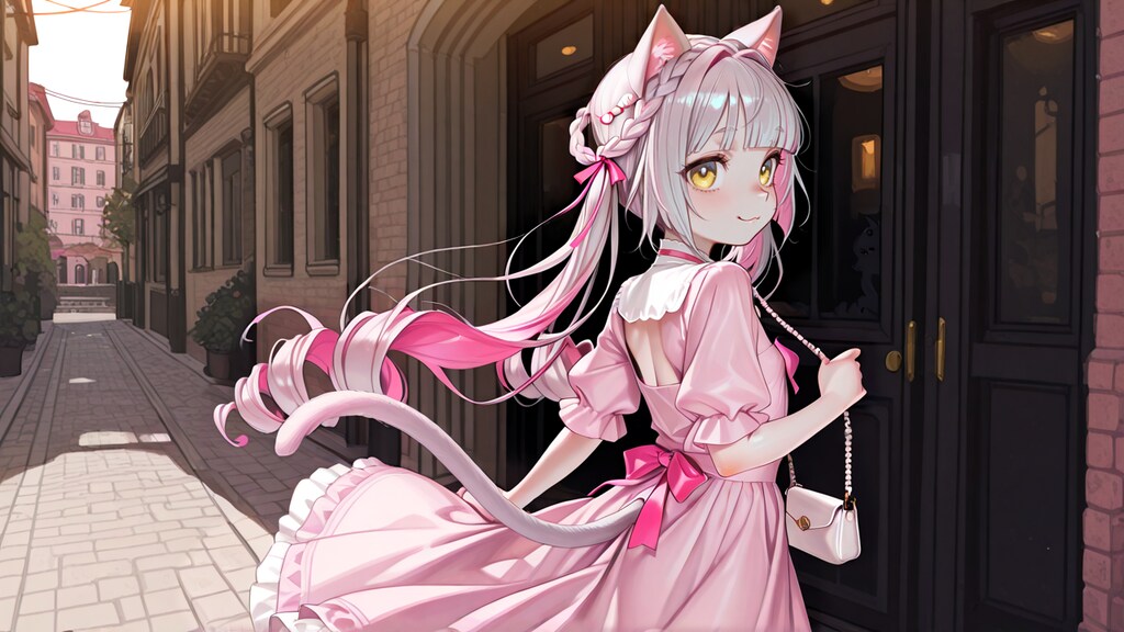 ツインテドリルお団子三つ編みグルグル巻き