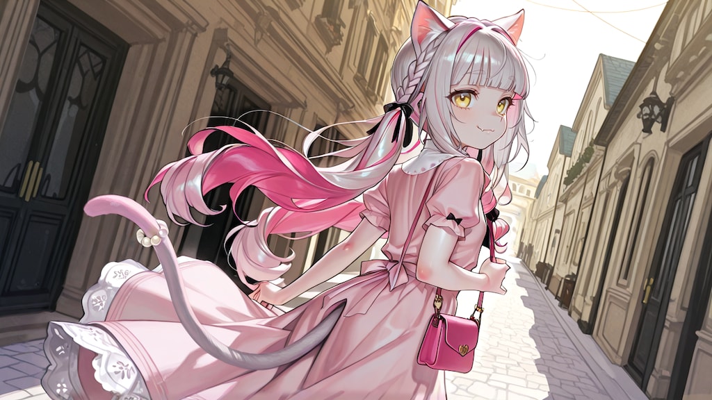 ツインテドリルお団子三つ編みグルグル巻き