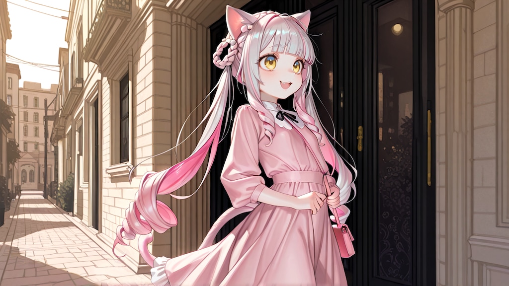 ツインテドリルお団子三つ編みグルグル巻き