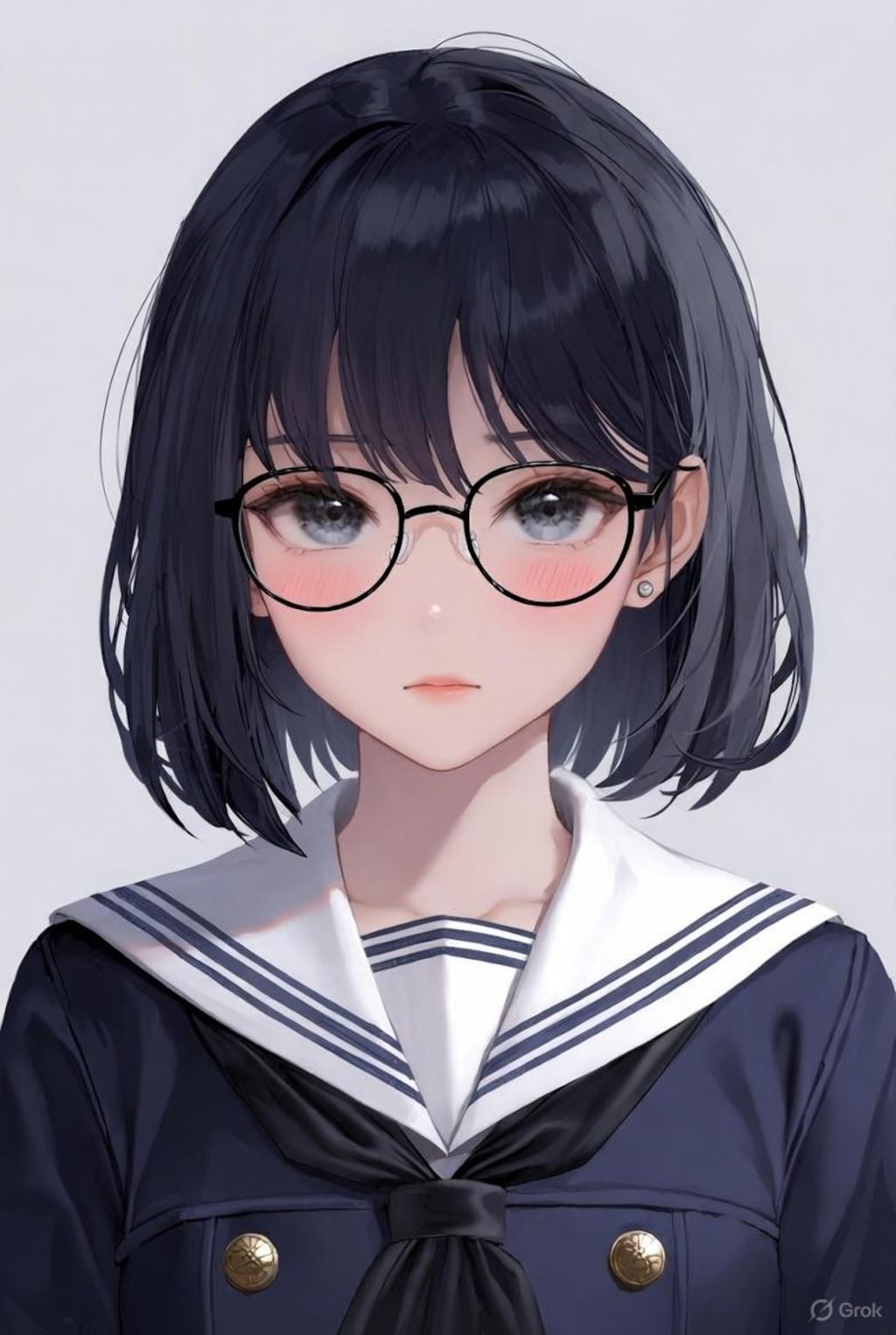 癖メガネっ娘少女